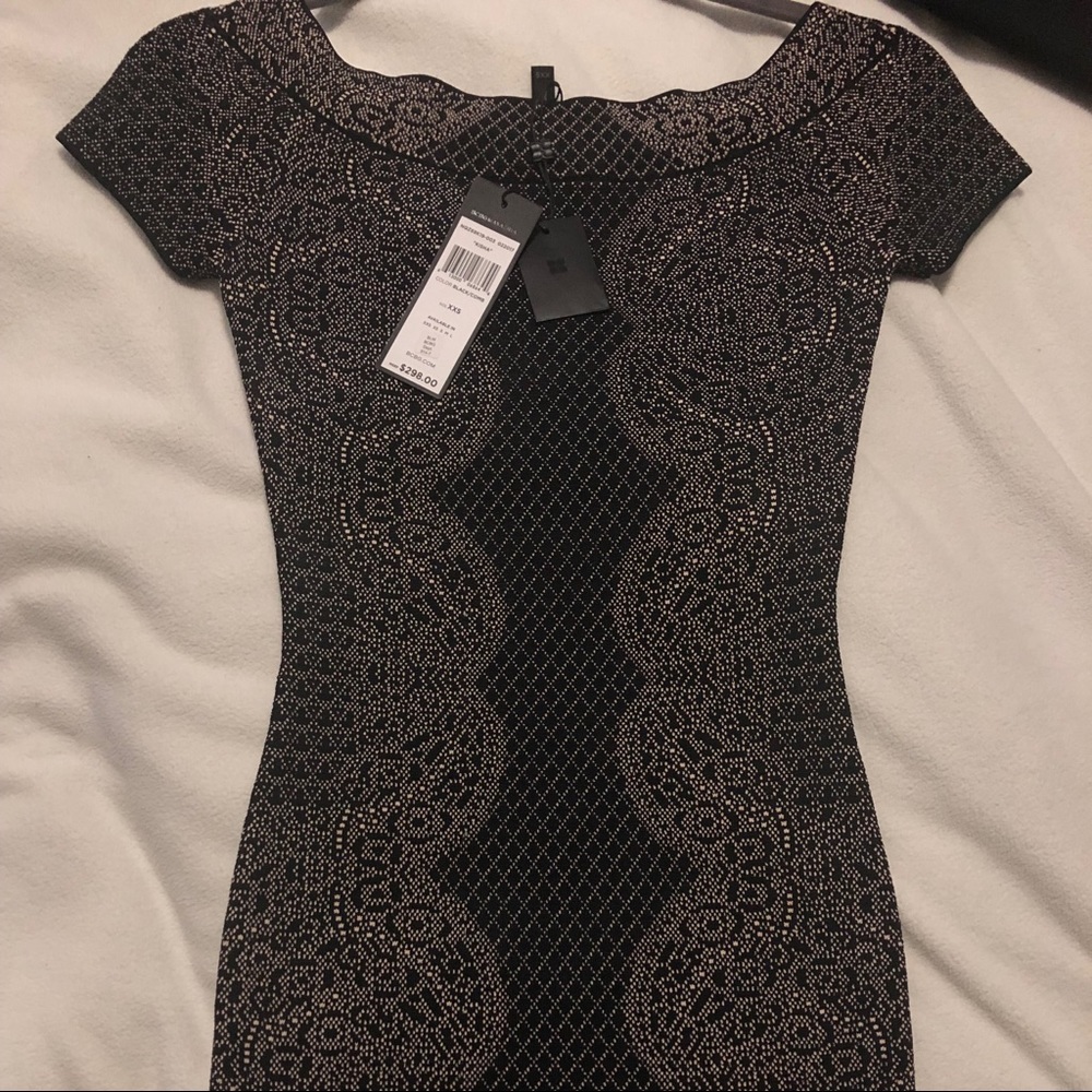 NWT BCBGMaxAzria Bodycon Midi Dress